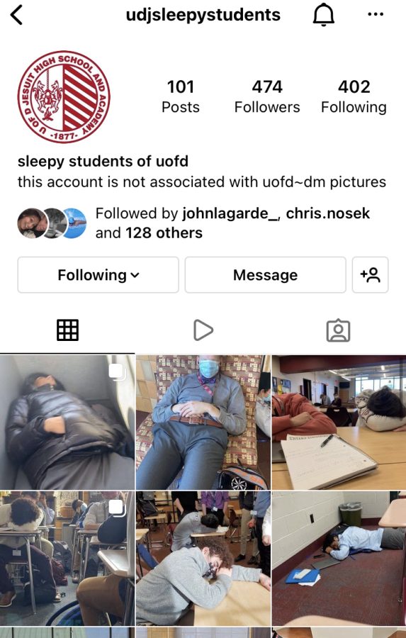  - The Sleepy Students Instagram page. Who runs it is a mystery. 